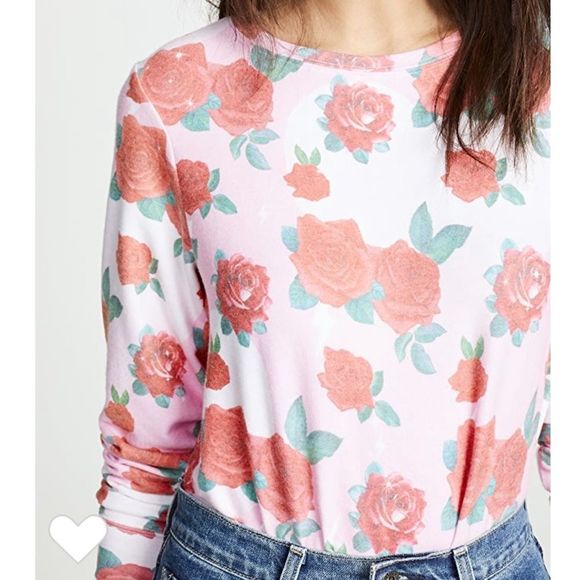 NWT Wildfox Electric Love Rose Sweatshirt - Picture 5 of 10